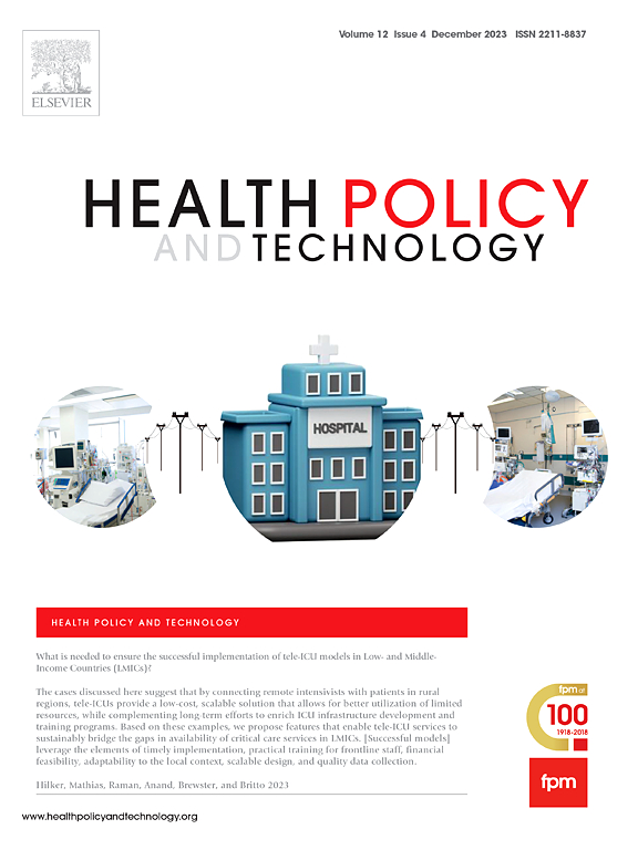 Health Policy and Technology