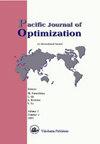 Pacific Journal of Optimization