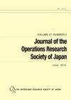 Journal of the Operations Research Society of Japan