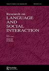 Research on Language and Social Interaction