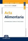 ACTA ALIMENT HUNG