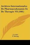 Archives internationales de pharmacodynamie et de therapie