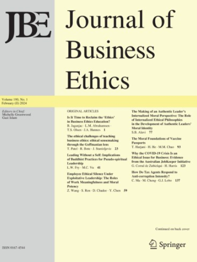 Journal of Business Ethics