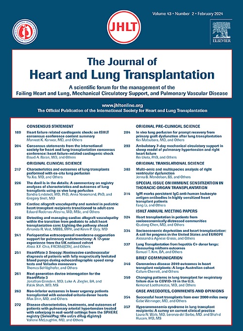 Journal of Heart and Lung Transplantation