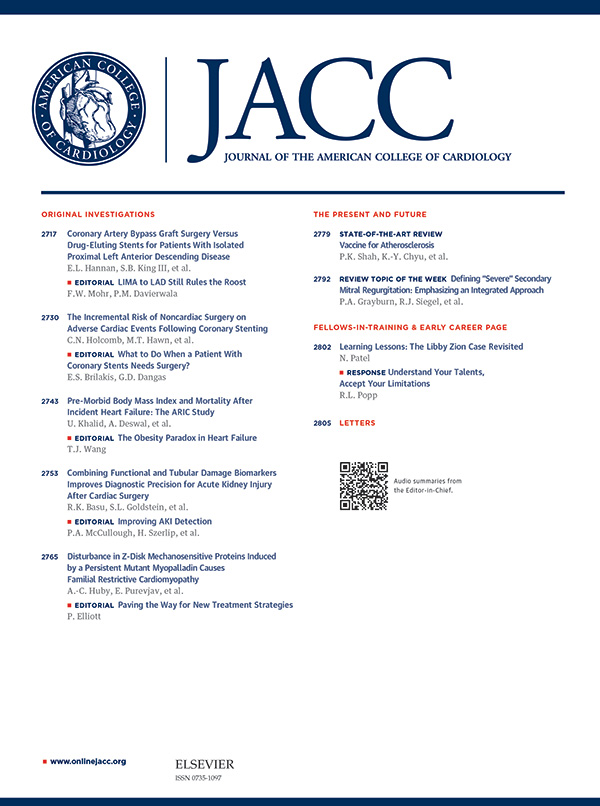 Journal of the American College of Cardiology