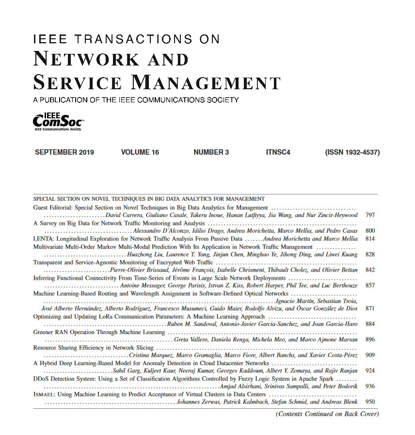 IEEE Trans. Netw. Serv. Manage.