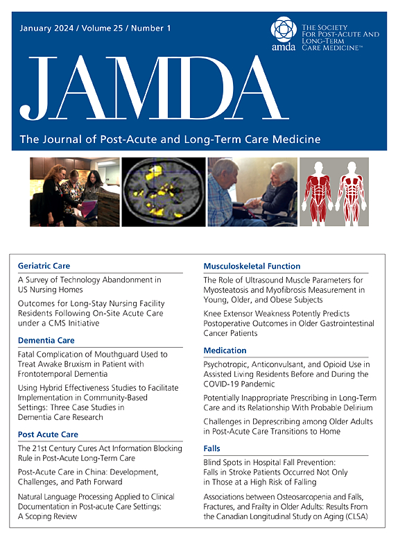 Journal of the American Medical Directors Association