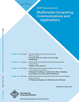 ACM Transactions on Multimedia Computing Communications and Applications