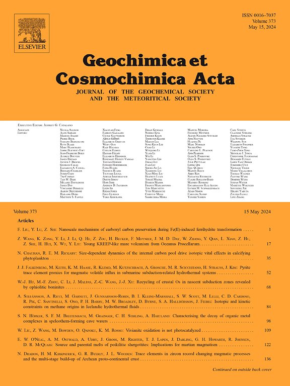 Geochim. Cosmochim. Acta