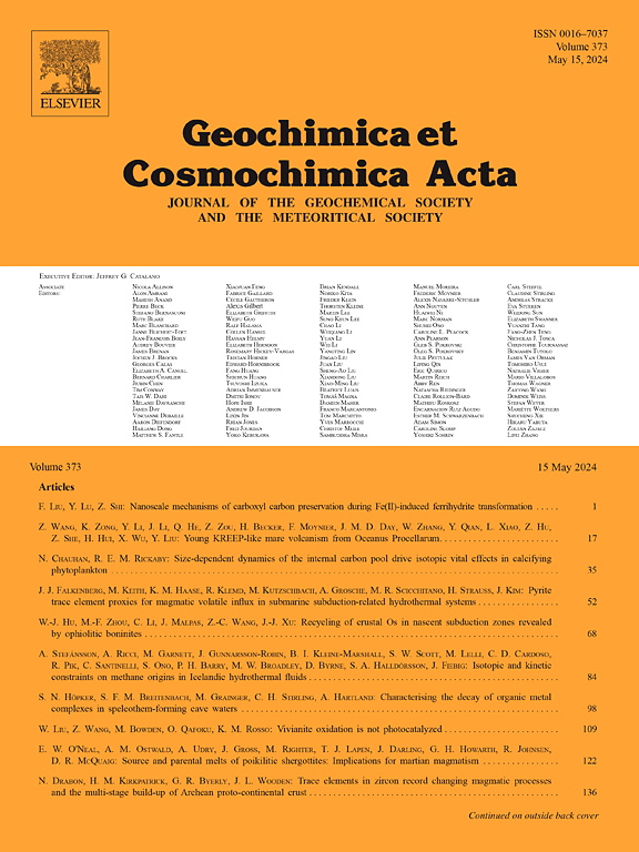 Geochimica et Cosmochimica Acta