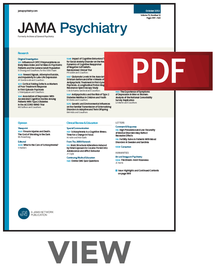 JAMA PSYCHIAT