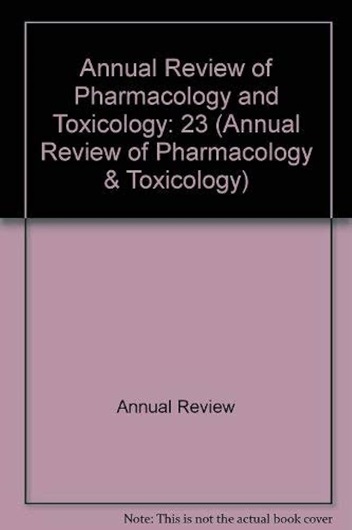 Annual review of pharmacology and toxicology