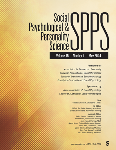 Social Psychological and Personality Science