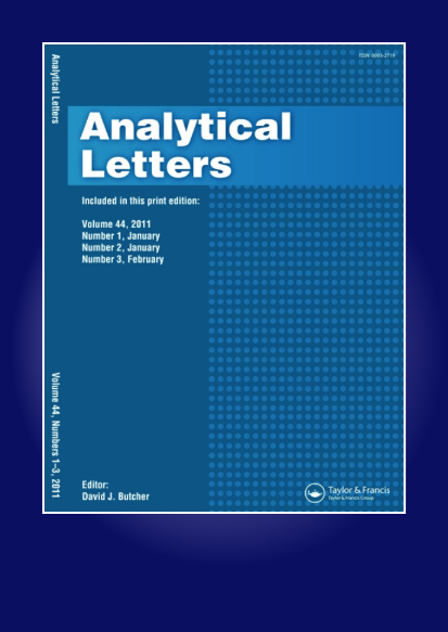 Analytical Letters