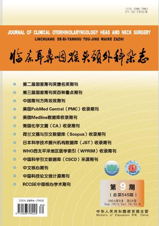临床耳鼻咽喉头颈外科杂志