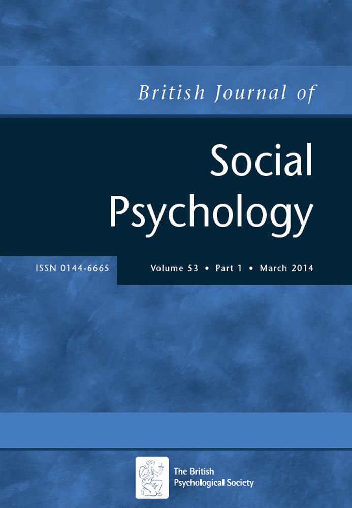 British Journal of Social Psychology