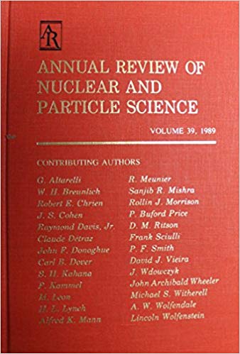 Annual Review of Nuclear and Particle Science