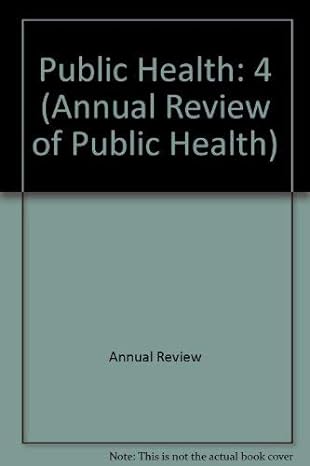 Annual Review of Public Health