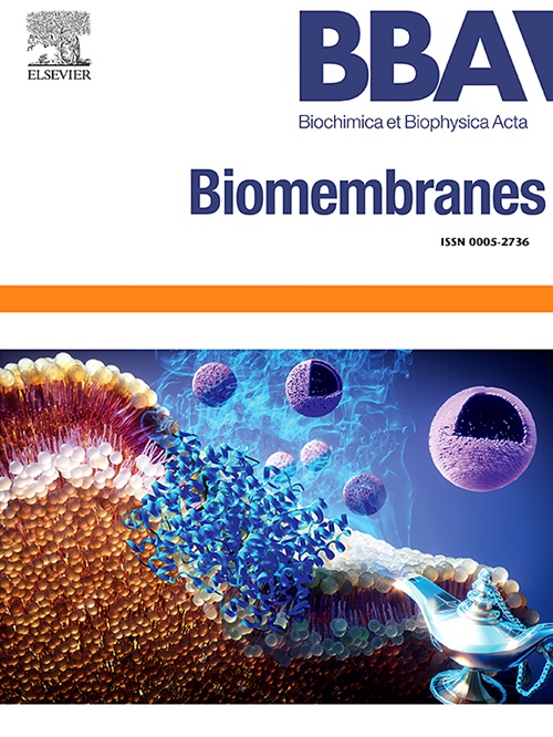 Biochimica et biophysica acta. Biomembranes